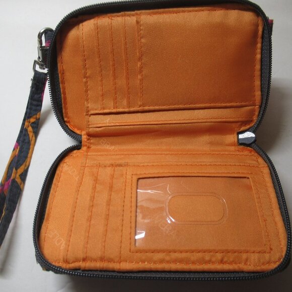 Vera Bradley Wristlet Wallet Jazzy Swirls EUC - Picture 3 of 4